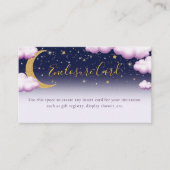 Twinkle Twinkle Little Star Girl Begleitkarte (Vorderseite)