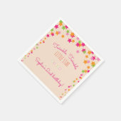 Twinkle Twinkle Little Star Girl's Birthday Serviette (Ecke)