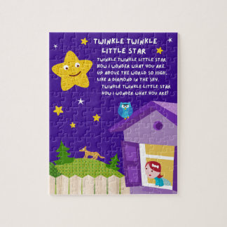 Twinkle Twinkle Little Star Kinderreim-Puzzle Puzzle