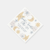 Twinkle Twinkle Little Star Kinderzimmer Babydusch Serviette (Ecke)