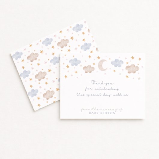 Twinkle Twinkle Little Star Kinderzimmer Dankeschö Einladung