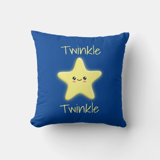 Twinkle Twinkle Little Star Kissen (Vorderseite)
