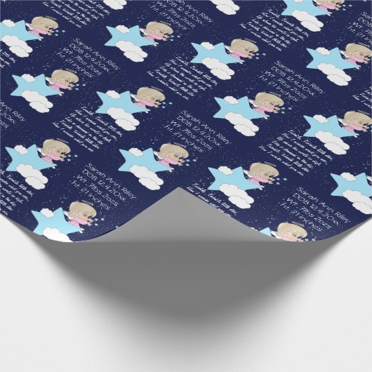 Twinkle, Twinkle Little Star - Mädchen Geschenkpapier (Ecke)