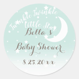 Twinkle Twinkle Little Star Mint Stickers