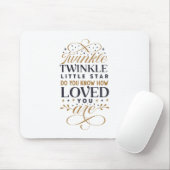 Twinkle Twinkle Little Star Mousepad (Mit Mouse)