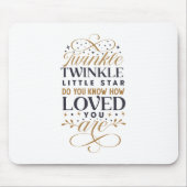 Twinkle Twinkle Little Star Mousepad (Vorne)