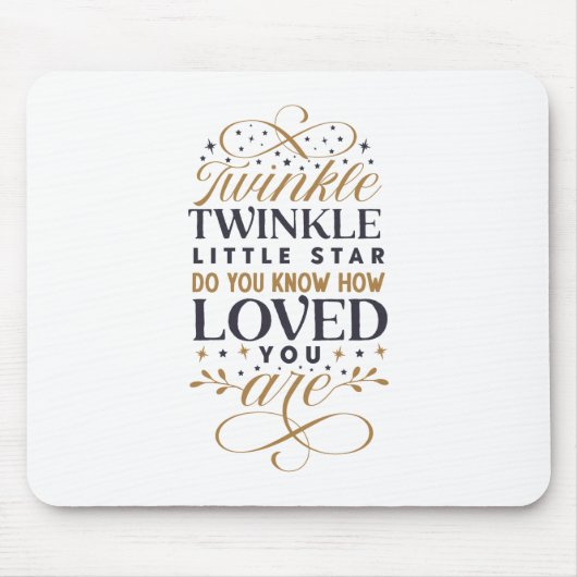 Twinkle Twinkle Little Star Mousepad (Vorne)