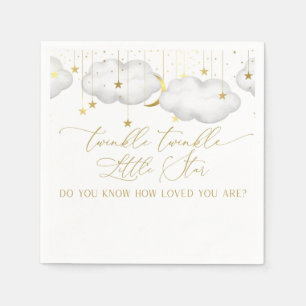 Twinkle Twinkle Little Star Napkins, Moon und Star Serviette
