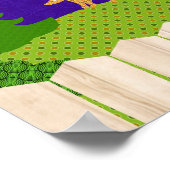 Twinkle Twinkle Little Star Nursery Rhyme Poster (Ecke)