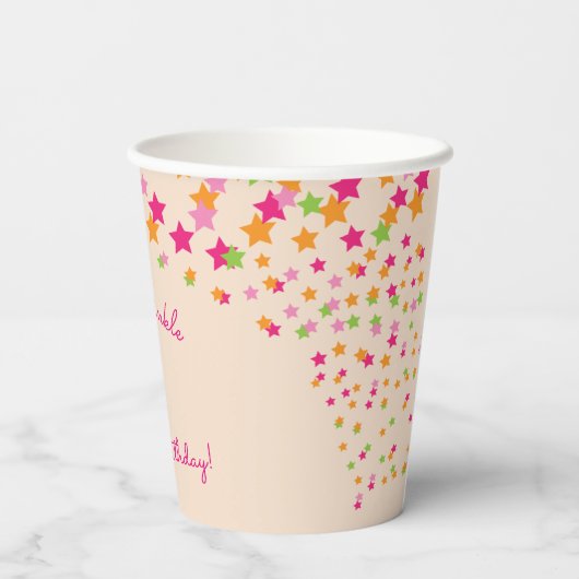 Twinkle Twinkle Little Star Pappbecher (Rückseite)