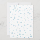 Twinkle Twinkle Little Star Party Einladung (Rückseite)