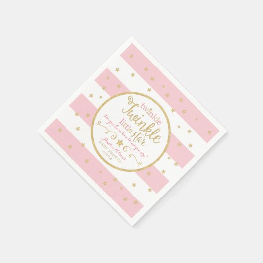 Twinkle Twinkle Little Star Party Napkins Serviette (Ecke)