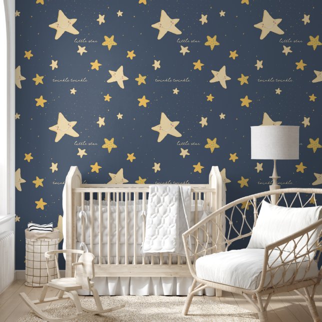 Twinkle Twinkle Little Star Pattern Tapete (Kinder)