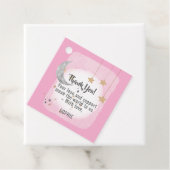 Twinkle Twinkle Little Star Pink Aquarell Splash Geschenkanhänger (Beispiel)
