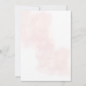 Twinkle Twinkle Little Star Pink Dusche Einladung (Rückseite)