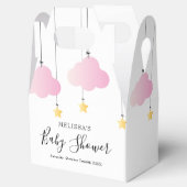 Twinkle Twinkle Little Star Pink Girl Babydusche Geschenkschachtel (Geöffnet)