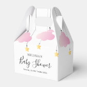 Twinkle Twinkle Little Star Pink Girl Babydusche Geschenkschachtel (Vorderseite)