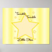 Twinkle Twinkle Little Star Poster (Vorne)
