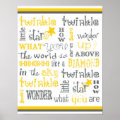Twinkle Twinkle Little Star Poster (Vorne)