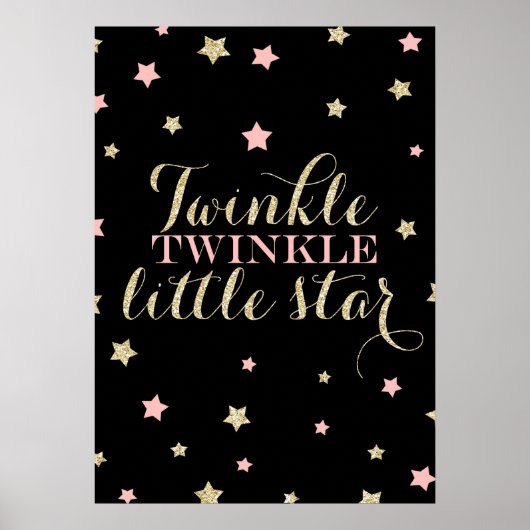 Twinkle Twinkle Little Star Poster (Vorne)