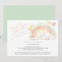 Twinkle Twinkle Little Star Rainbow Baby Sprinkle