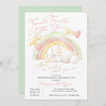 Twinkle Twinkle Little Star Rainbow Gender Reveal