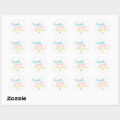 Twinkle Twinkle Little Star Round Sticker (Blatt)