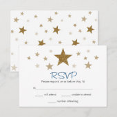 Twinkle Twinkle Little Star RSVP Card Karte (Vorne/Hinten)