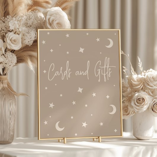 Twinkle Twinkle Little Star Shower Cards and Gifts Poster