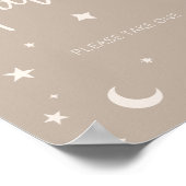 Twinkle Twinkle Little Star Shower Favors Poster (Ecke)