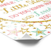 Twinkle Twinkle Little Star Sign - 8" x 10" Print Fotodruck (Ecke)