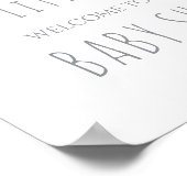 Twinkle Twinkle Little Star Sign Poster (Ecke)