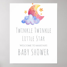 Twinkle Twinkle Little Star Sign Poster