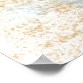 Twinkle, Twinkle, Little Star Starfish Design Poster (Ecke)