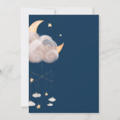 Twinkle Twinkle Little Star Twins Baby Dusche Einladung (Rückseite)