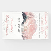 Twinkle Twinkle Little Star Unicorn Kinderdusche Banner (Horizontal)