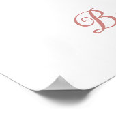 Twinkle Twinkle Little Star Unicorn Kinderdusche Poster (Ecke)