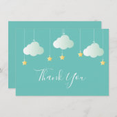 Twinkle Twinkle Little Star Vielen Dank Dankeskarte (Vorne/Hinten)