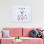 Twinkle Twinkle Little Star Vintag Kinderzimmer Rh Leinwanddruck (Insitu (Wohnzimmer))