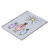 Twinkle Twinkle Little Star Vintag Kinderzimmer Rh Notizblock (Linke Seite)