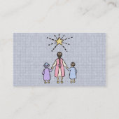 Twinkle Twinkle Little Star Vintag Kinderzimmer Rh Visitenkarte (Rückseite)