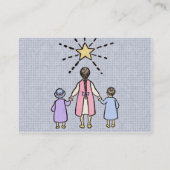 Twinkle Twinkle Little Star Vintag Kinderzimmer Rh Visitenkarte (Rückseite)