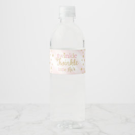 Twinkle Twinkle Little Star Water Bottle Labels Wasserflaschenetikett