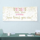 Twinkle Twinkle Little Star Wissen Sie wie beliebt Banner (Messe)