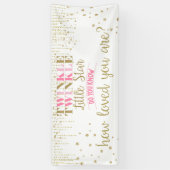 Twinkle Twinkle Little Star Wissen Sie wie beliebt Banner (Vertikal)