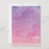 Twinkle Twinkle Little Stars Einladung zum Geburts (Rückseite)