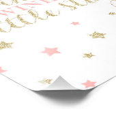 Twinkle Twinkle Little Stars Kinderzimmer drucken Fotodruck (Ecke)