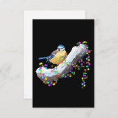 Twinkle Twinkle Little Tit Begleitkarte (Vorne/Hinten)