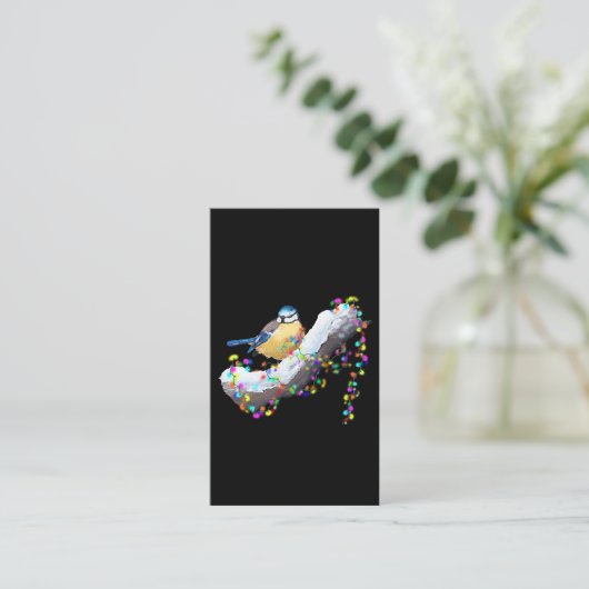 Twinkle Twinkle Little Tit Begleitkarte (Stehend Vorderseite)