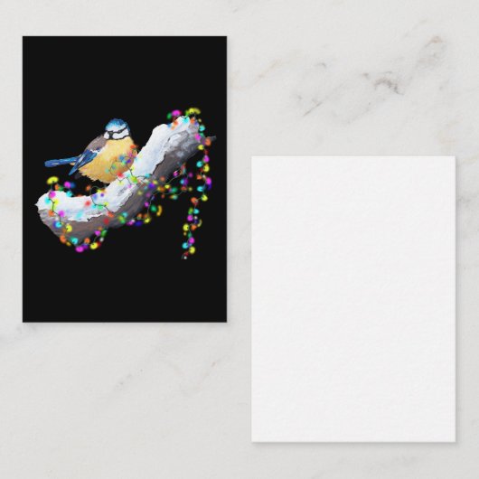 Twinkle Twinkle Little Tit Begleitkarte (Vorne/Hinten)